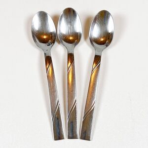 Set 3 Cambridge Stainless Maren Frost Teaspoons